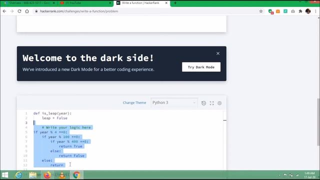 HackerRank | Write the Function | Python code смотреть онлайн