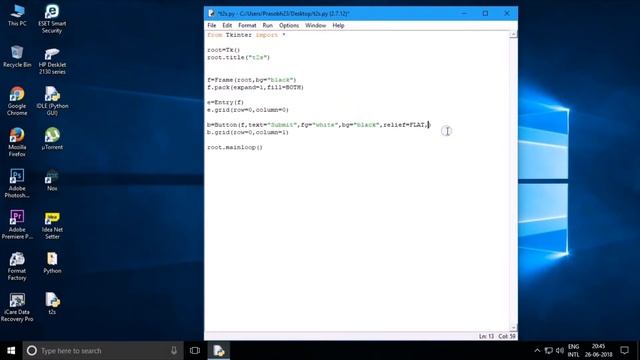 Simple Python Tkinter application to convert text to speech смотреть онлайн
