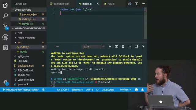 Webpack Tutorials - 10 Coding Your First Module смотреть онлайн
