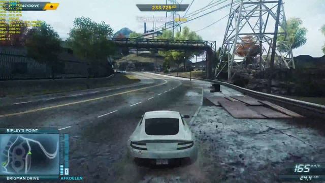 NFS Most Wanted | GTX 970 4GB OC SLI | 4K Max Settings | Frame Rate Test | смотреть онлайн