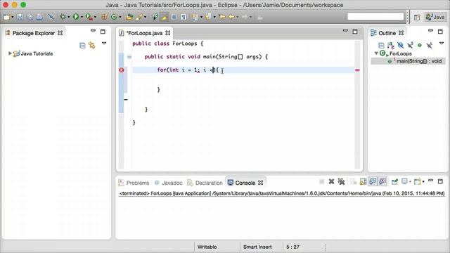 Java Tutorial 8 - For Loops смотреть онлайн