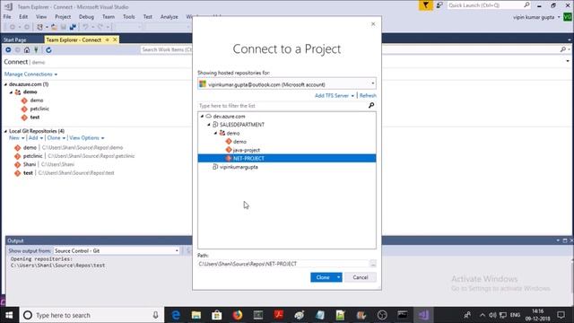 How to manage your code in GIT with Azure DevOps Services смотреть онлайн