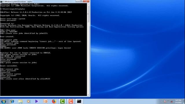 Start working in Oracle 11g смотреть онлайн