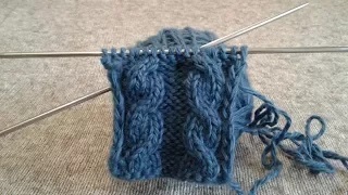 Косы, жгуты спицами. Вяжем спицами смотреть онлайн