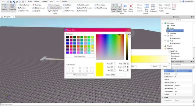 Roblox Beam Tutorial - How To Use The Beam Effect In Roblox смотреть онлайн