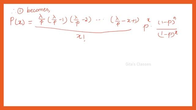 COSM - POISSON DISTRIBUTION AS A LIMITING CASE OF BINOMIAL DISTRIBUTION смотреть онлайн