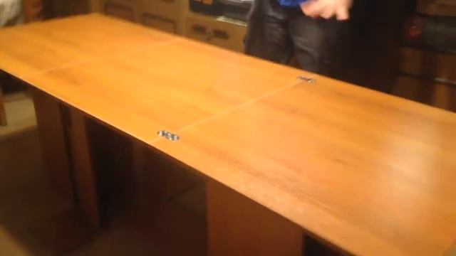 Отзыв покупателя. Стол трансформер Хьюстон цвета Орех Ноче Гварнери. смотреть онлайн