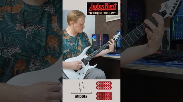 Играю рифф "Judas priest - Breaking the Law" на моей новой гитаре S by Solar AB4 6W. Тестовая дэмка смотреть онлайн