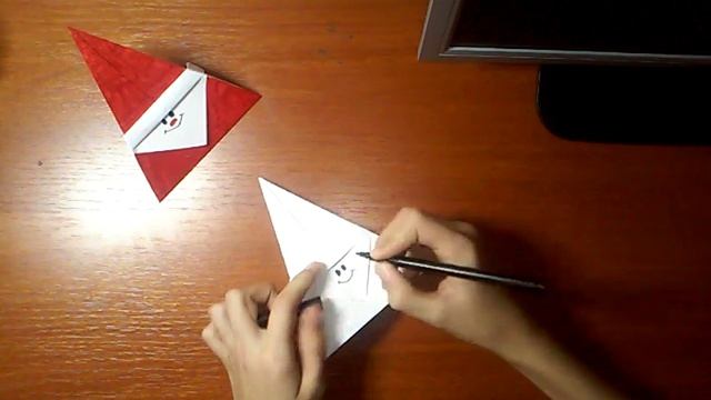 Оригами дед мороз смотреть онлайн