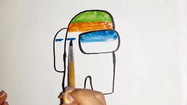 как нарисовать амонг ас из попыта, рисунок поп ита, амонг ас смотреть онлайн