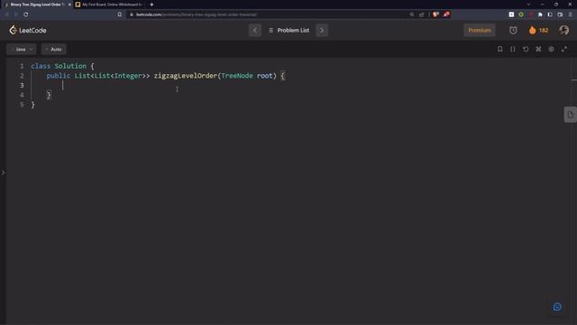 103. Binary Tree Zigzag Level Order Traversal - JAVA (BFS) смотреть онлайн
