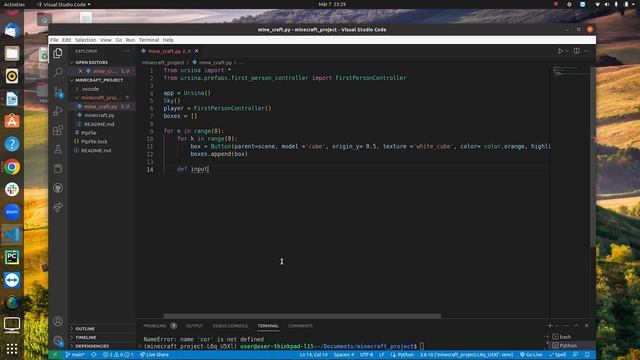 Create MINECRAFT with PYTHON in just 25 lines of code! смотреть онлайн