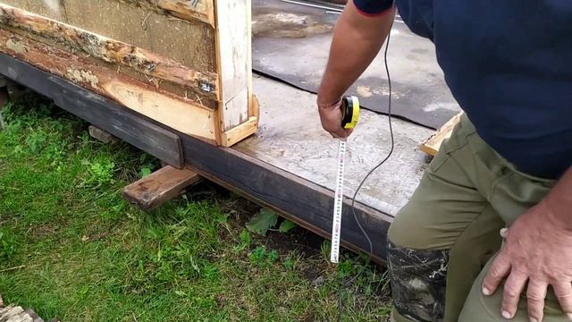 Сарай на даче из опилкобетона.