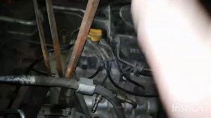 рено логан сандеро K7MF710 замена генератора и ремня без снятия двс