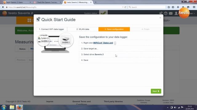 Testo Saveris 2 - How to set up data loggers смотреть онлайн