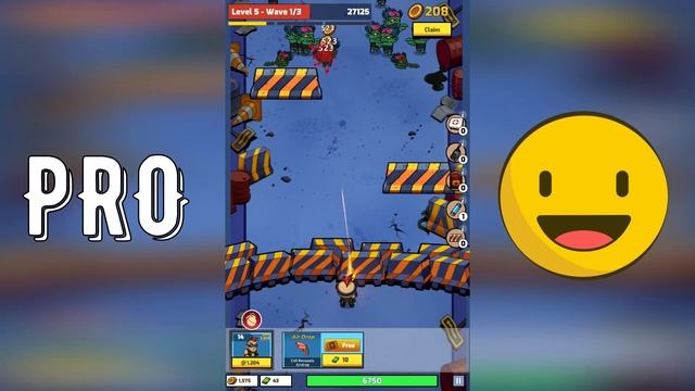 Idle Zombie Defense - NOOB vs PRO vs HACKER смотреть онлайн