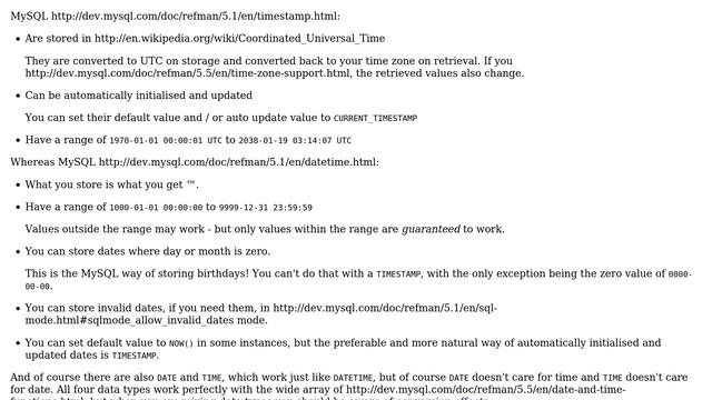 Software Engineering: Datetime vs Timestamp in MySQL and PHP in practice? (2 Solutions!!) смотреть онлайн