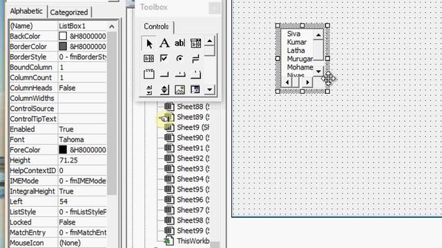 Excel Vba programming - Form control list box смотреть онлайн
