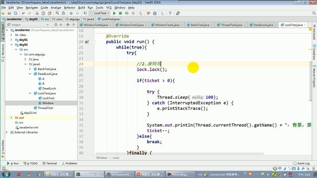 【day19】13 尚硅谷 Java语言高级 Lock锁方式解决线程安全问题 смотреть онлайн