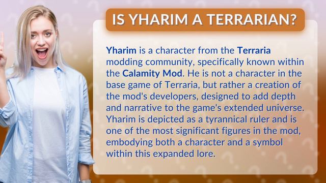 Is yharim a terrarian? смотреть онлайн
