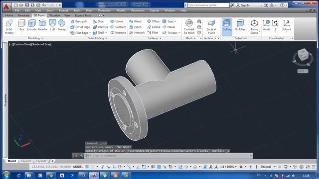 AutoCAD 2016 3D Training 1 YouTube 720p смотреть онлайн
