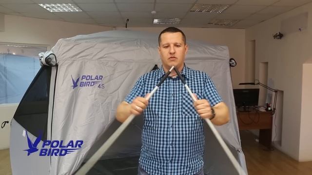 Палатки Polar Bird и Снегирь КОМПАКТ, тест каркаса палатки на прочность!