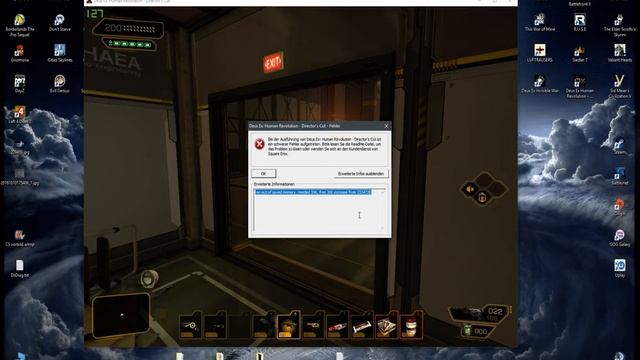 Deus Ex: Human Revolution - Director's Cut "ran out of saved memory" bug *NO FIX* смотреть онлайн