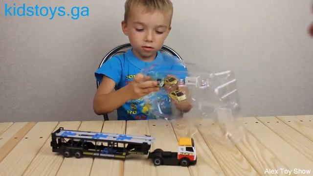Обзор машинок для детей Новые машинки Автовоз Игровой набор Cararama Overview cars for children смотреть онлайн