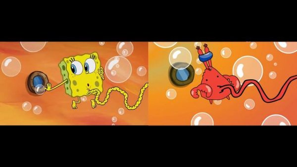 Mr. Krabs Among Us vs Spongebob. Fetus.