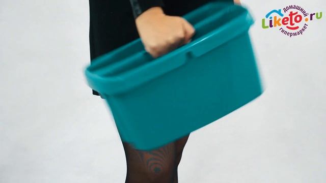 Ведро для уборки Leifheit Combi Box с 2 мя отделениями арт.52001 смотреть онлайн