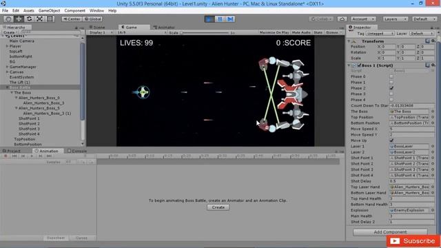 How To Make 2d Android Game in Unity (2018) - Alien Hunter #40 смотреть онлайн