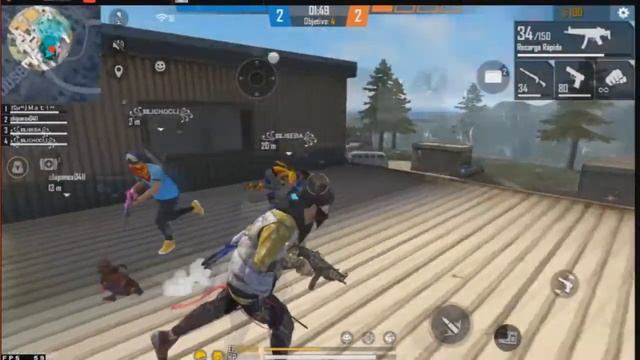 Un Manco juega Free Fire en MSI APP PLAYER смотреть онлайн