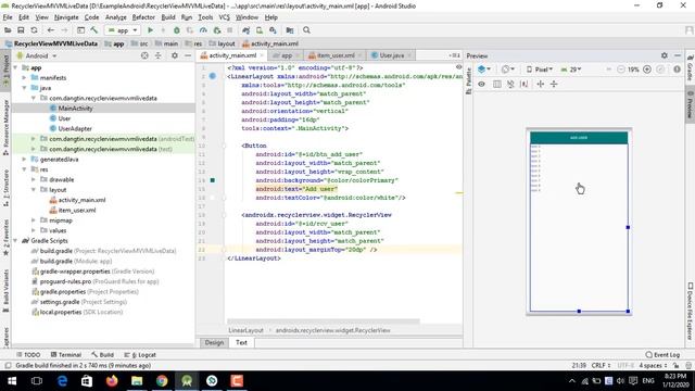 RecyclerView + MVVM + LiveData trong Android - [Code Theo Yêu Cầu - #12] смотреть онлайн
