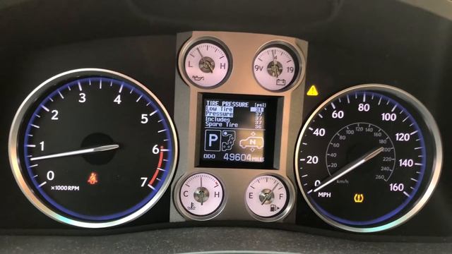 Lexus LX570 TPMS Quirk