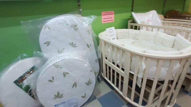 Круглая-овальная кроватка, трансформер 6в1 + 2 матраса ортопедических за 11.900 рублей смотреть онлайн