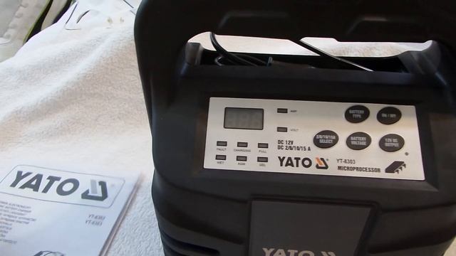 i Yato Устройство зарядное для аккумулятора YT-8303 Battery charger Украина Ukraine 20221121 смотреть онлайн