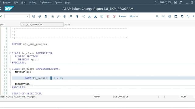 Video 17: OO ABAP - Exceptions Part 1 смотреть онлайн