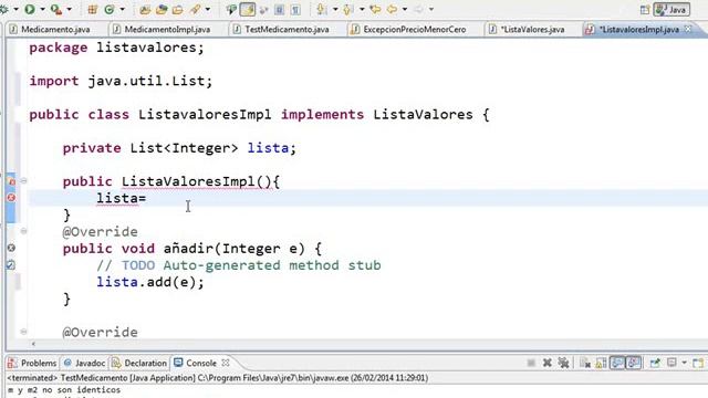 Tipo List en Java. Ejercicio ListaValores (II) (Constructor) смотреть онлайн