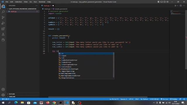 Password Generator using Python | CLI | Lazy With Python смотреть онлайн