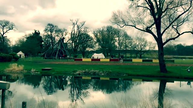 Warwick Castle Trebuchet Scene
