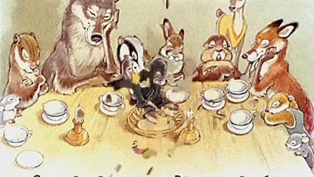 Как аист на ёлку опоздал - диафильм смотреть онлайн