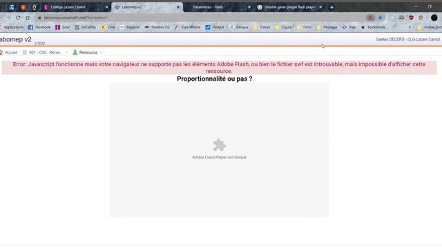 Problème plugin Adobe Flash Player смотреть онлайн