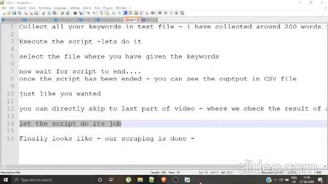 Demo video to show the google scraping result using python selenium смотреть онлайн