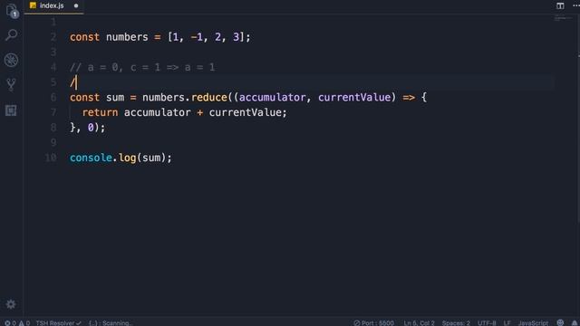 JavaScript Array Reduce смотреть онлайн