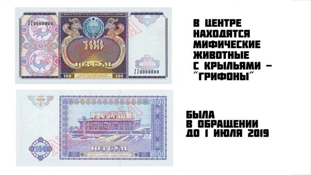 Все купюры Узбекистана с 1994 по 2020 годы смотреть онлайн