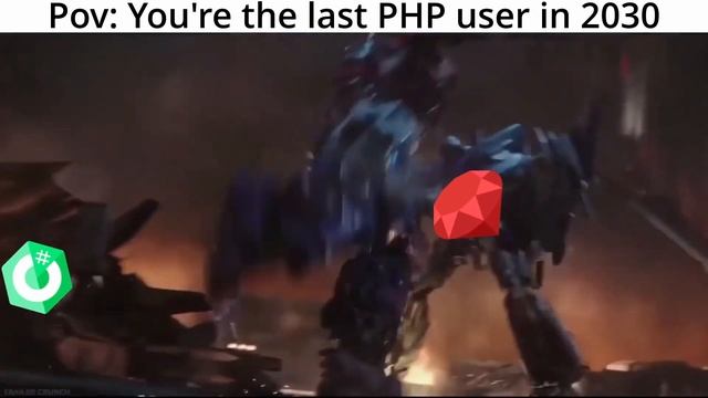 PHP users in 2030 ( optimus prime im still standing ) смотреть онлайн