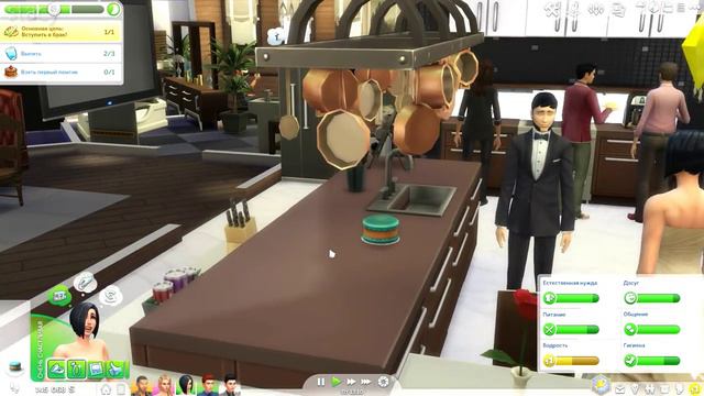 Let's play Sims 4 / Давай играть в Симс 4 #36 / САМАЯ ЛУЧШАЯ СВАДЬБА! / Stacy смотреть онлайн