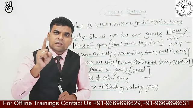 Goals Setting/How To Set Goals/ How To Achieve  Goals By Chetan Yadav  Best English Class In Indore