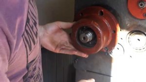 Токарный станок 1К62 - Установка фрикциона.