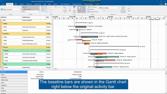 How to import and compare project baselines from XML files in ScheduleReader смотреть онлайн
